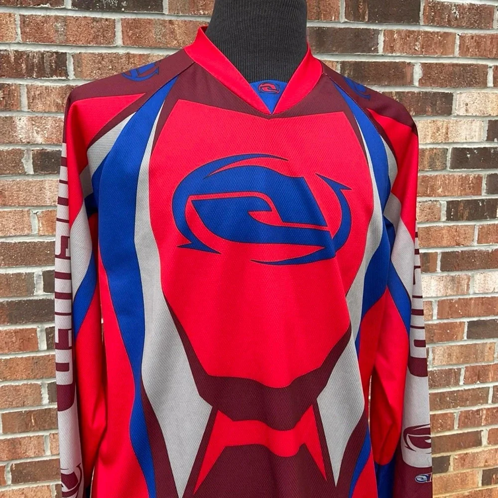 Answer 2008 Motocross Red and Blue size Large Biker jersey - Picture 2 of 8